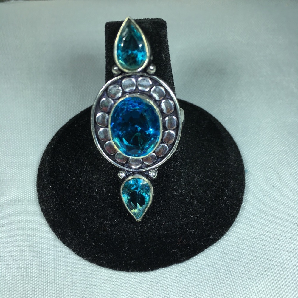 Blue Topaz Ring